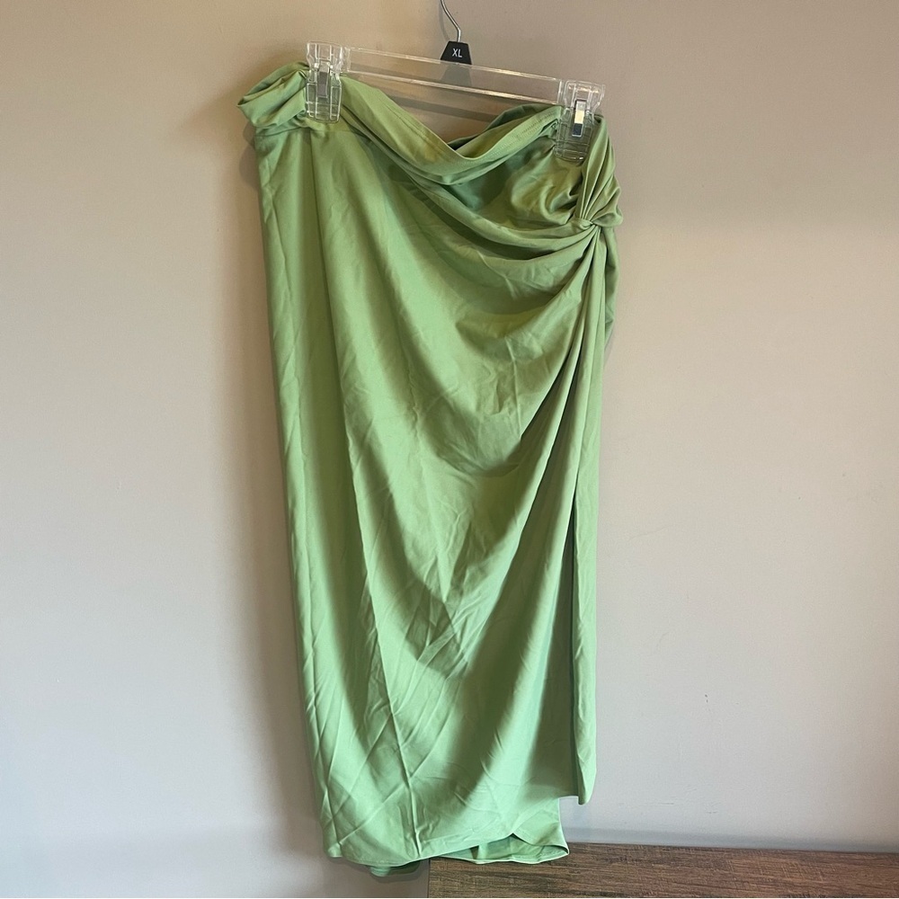 Coolibar NORTH BAY VILLAGE KNOT COVER-UP EARTH DAY GREEN Size Large